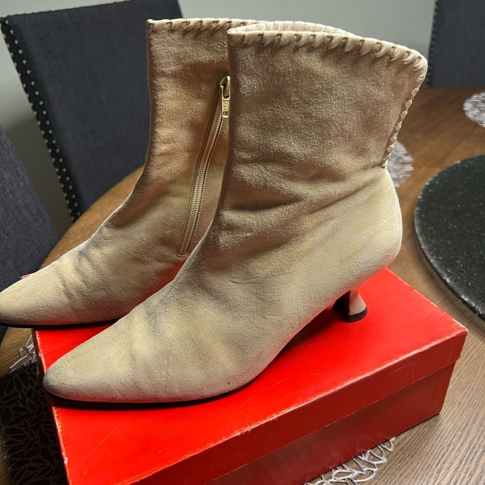 Charles Jourdan Suede Booties